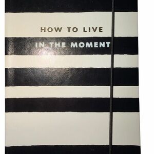 Kate Spade Sarah Stripe Black and White Notebook